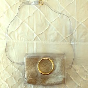 Vince Camuto clear handbag